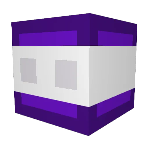 Hughin Minecraft avatar head, 3D render