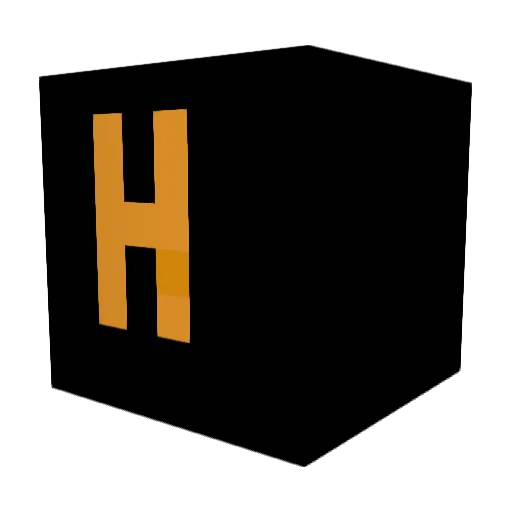 Hughto Minecraft avatar head, 3D render