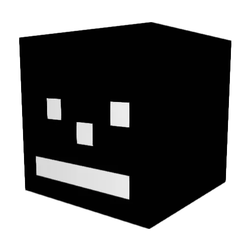 Hugnac Minecraft avatar head, 3D render