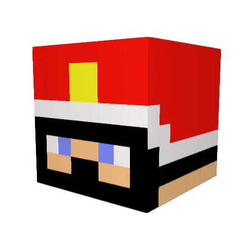 Hugo0980 Minecraft avatar head, 3D render