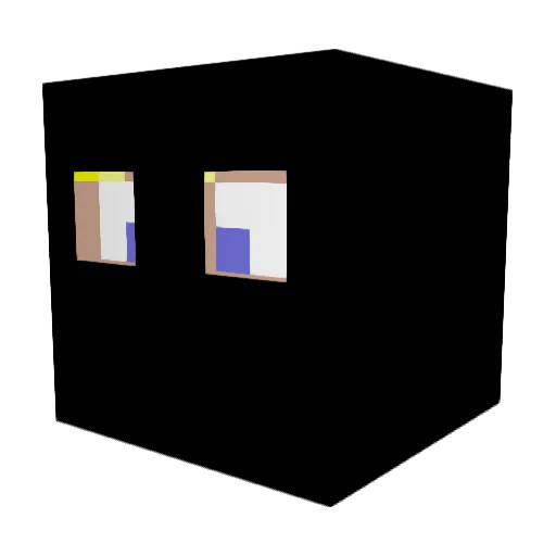 Hugo342 Minecraft avatar head, 3D render