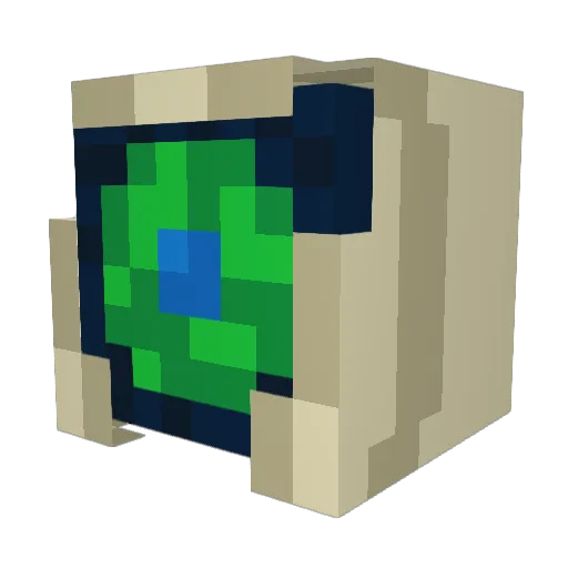 HugoBomb Minecraft avatar head, 3D render