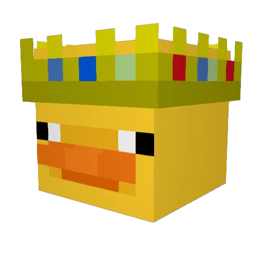HugoBossGecomir Minecraft avatar head, 3D render