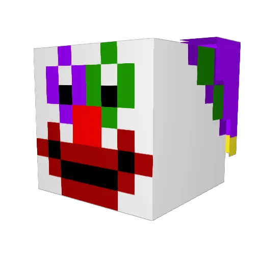 HugoDeManMeneer Minecraft avatar head, 3D render