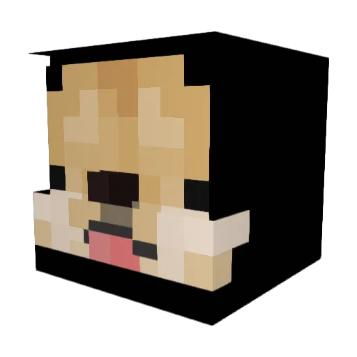 HugoLGamer Minecraft avatar head, 3D render