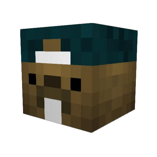 HugoLd_ Minecraft avatar head, 3D render