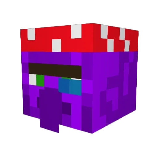 HugoMdz Minecraft avatar head, 3D render
