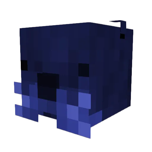 HugoRKTV Minecraft avatar head, 3D render