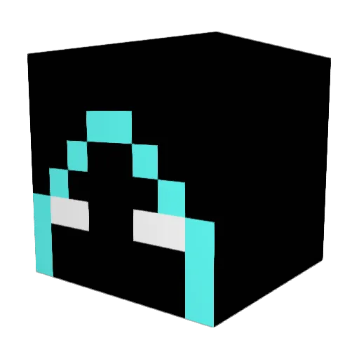 HugoTheFluffy Minecraft avatar head, 3D render