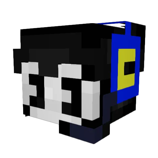 Hugo_Gamer1208 Minecraft avatar head, 3D render
