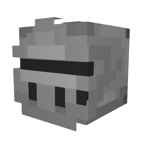 Hugoaat Minecraft avatar head, 3D render