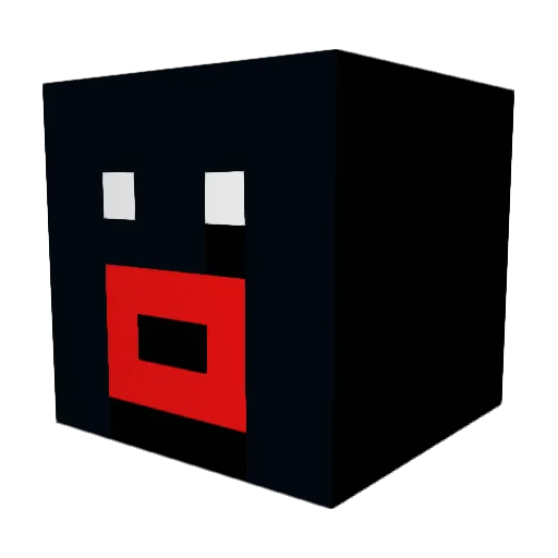 Hugoat88 Minecraft avatar head, 3D render