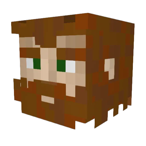 Hugoboss1019 Minecraft avatar head, 3D render