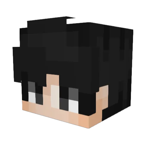Hugokolander Minecraft avatar head, 3D render