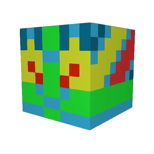 Hugom32 Minecraft avatar head, 3D render