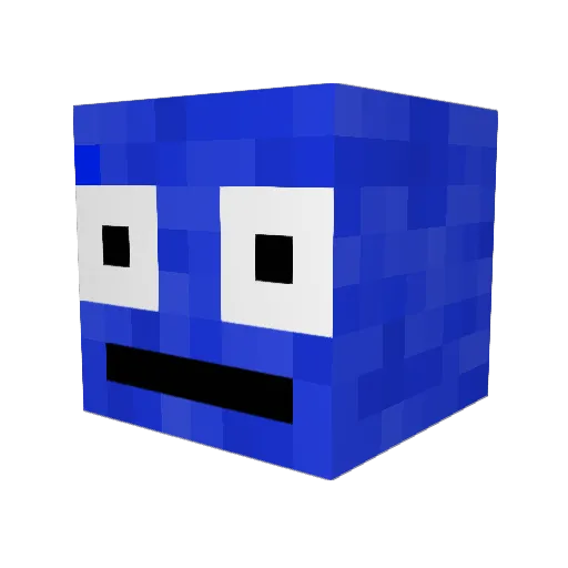 HuhneyBooBoo Minecraft avatar head, 3D render
