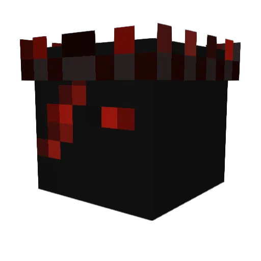 Huhr Minecraft avatar head, 3D render