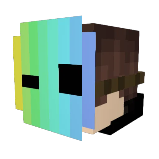 Hui_Hui233 Minecraft avatar head, 3D render