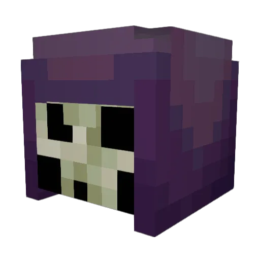 Hujok Minecraft avatar head, 3D render