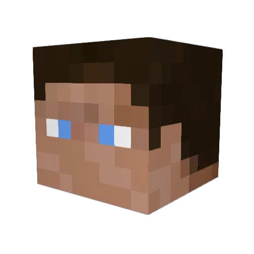 HukAndy Minecraft avatar head, 3D render