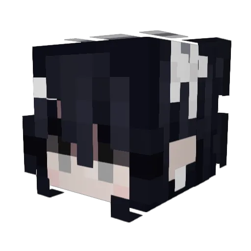 Huli1212 Minecraft avatar head, 3D render