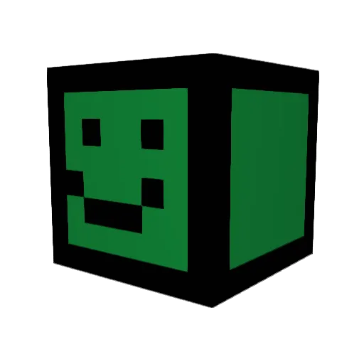 Hulksuperboy Minecraft avatar head, 3D render