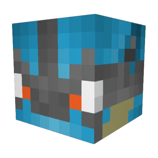 HullPig Minecraft avatar head, 3D render