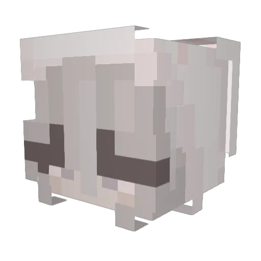 Hulu1225 Minecraft avatar head, 3D render