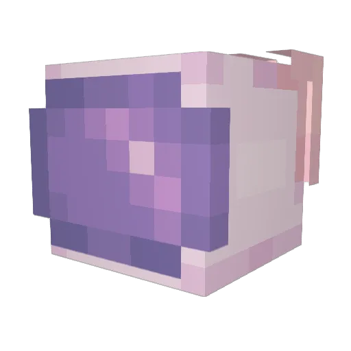 HumanBeanzz Minecraft avatar head, 3D render