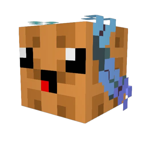 HumaneResources Minecraft avatar head, 3D render