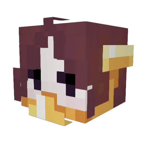 Humanity_o7 Minecraft avatar head, 3D render