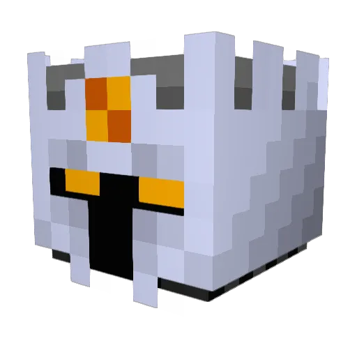 Humanlink Minecraft avatar head, 3D render
