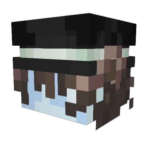 Humba_Bumba Minecraft avatar head, 3D render