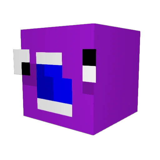 Humblecat20 Minecraft avatar head, 3D render