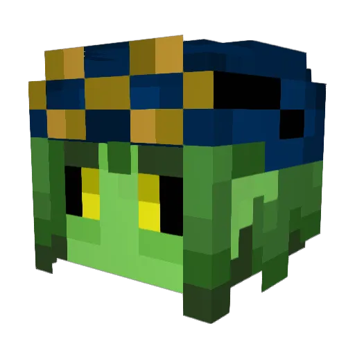 Humfri Minecraft avatar head, 3D render