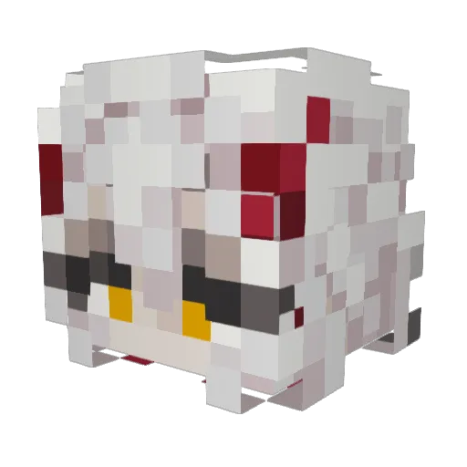 HumidEarth Minecraft avatar head, 3D render