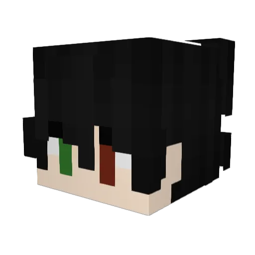 Hummbly Minecraft avatar head, 3D render