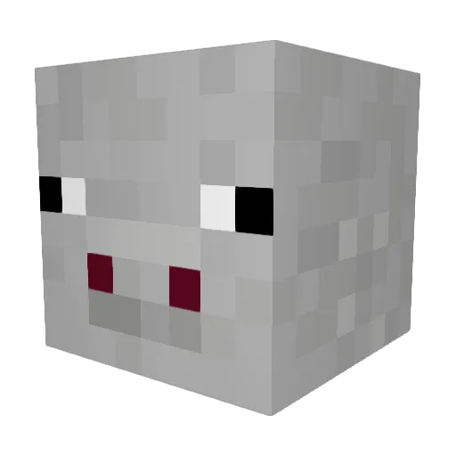 HummerHund Minecraft avatar head, 3D render