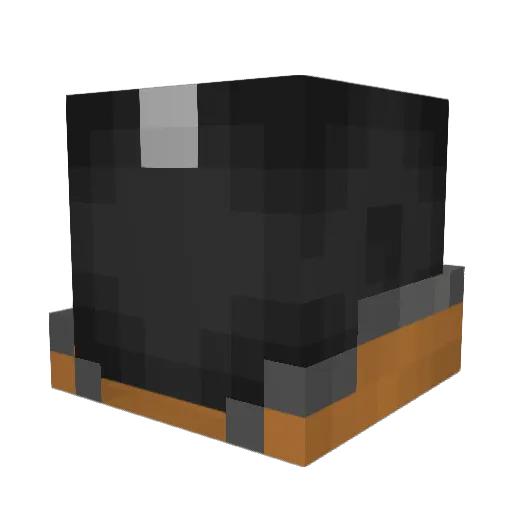 HumorHunterXD Minecraft avatar head, 3D render
