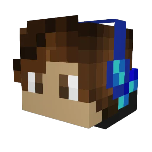 Hump_Me_Daddy Minecraft avatar head, 3D render