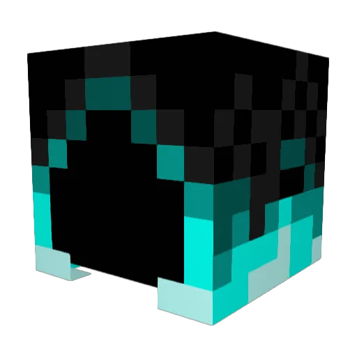 HumpieDuJr Minecraft avatar head, 3D render