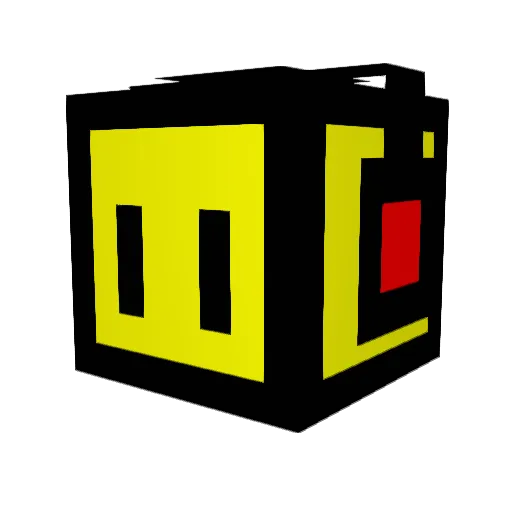 Humungoslayers Minecraft avatar head, 3D render