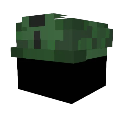 HunHus Minecraft avatar head, 3D render