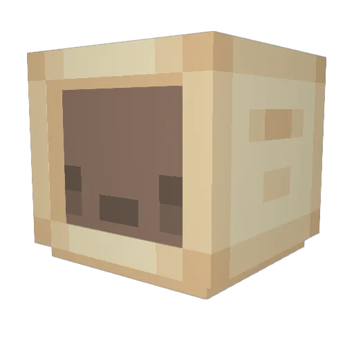 Huna_303 Minecraft avatar head, 3D render