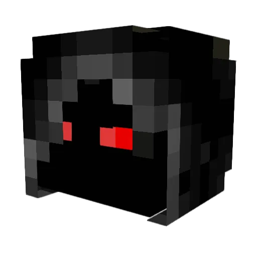 HunchoShadow Minecraft avatar head, 3D render