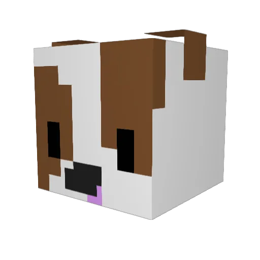 Hund_will_Keks Minecraft avatar head, 3D render
