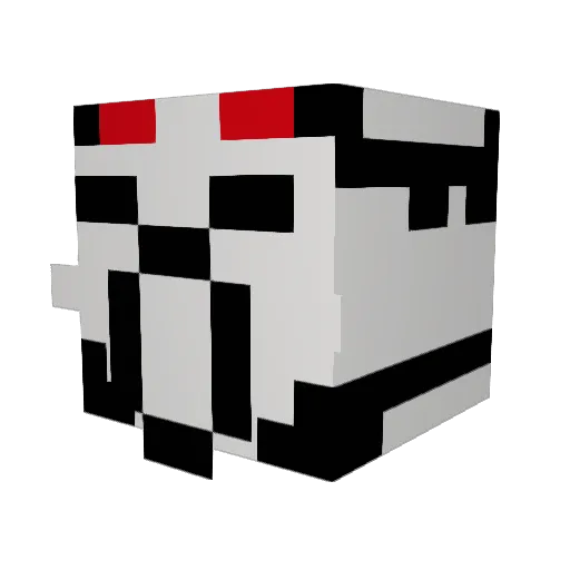Hunde_Freak Minecraft avatar head, 3D render