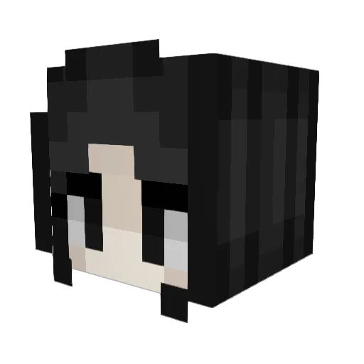Huneyglazed Minecraft avatar head, 3D render