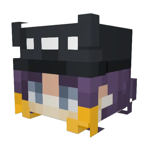 Hung99123 Minecraft avatar head, 3D render