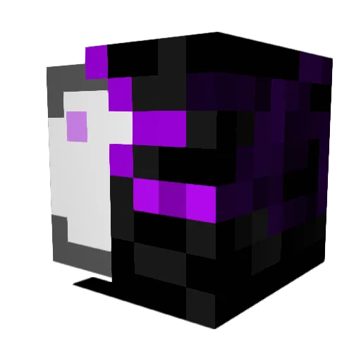 HungWeeb Minecraft avatar head, 3D render